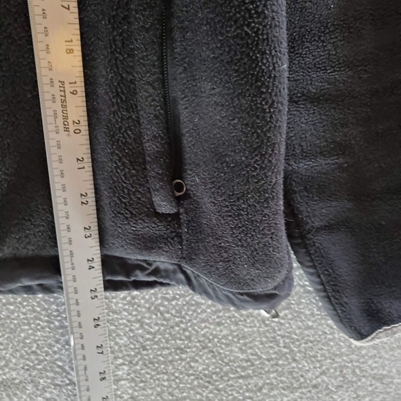 The North Face Women Jacket‎ Small Black Polartec Logo Full Zip Mock Neck - Picture 4 of 9